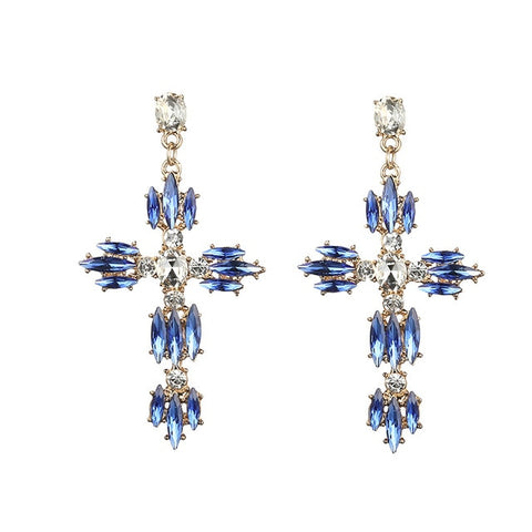 Image of Cross Earrings For Women Big statement