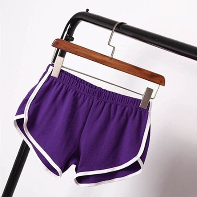 New Summer Sport Shorts Women High Waist