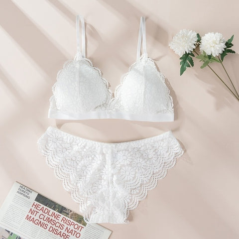 Image of Women Lace Bra Sets Underwear
