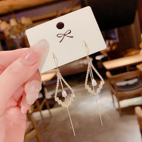 Image of Oversized White Pearl Drop Earrings
