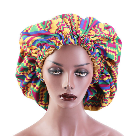 Image of Wide Band Satin Bonnet Night Sleep