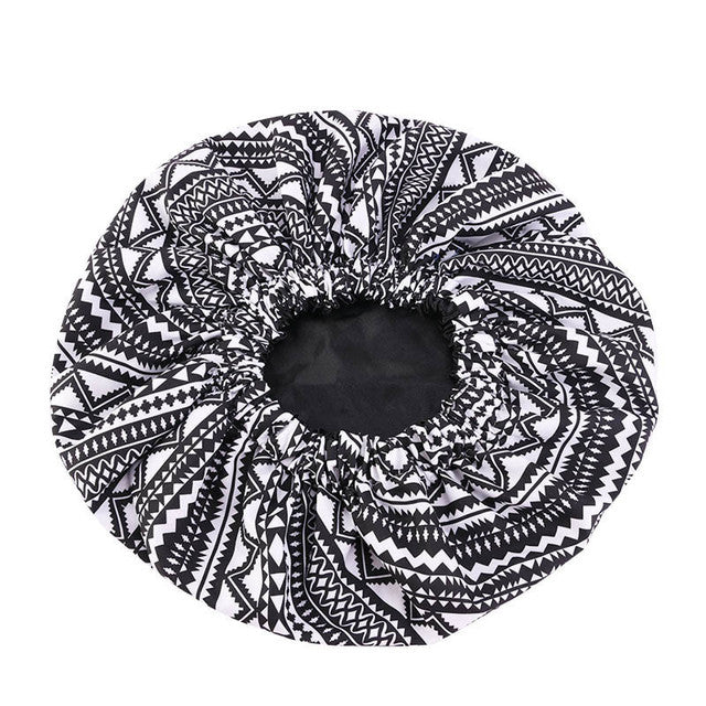 Wide Band Satin Bonnet Night Sleep