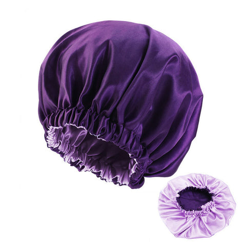 Image of Wide Band Satin Bonnet Night Sleep