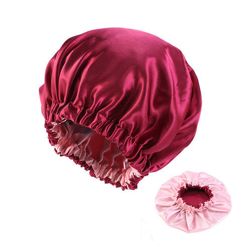 Image of Wide Band Satin Bonnet Night Sleep