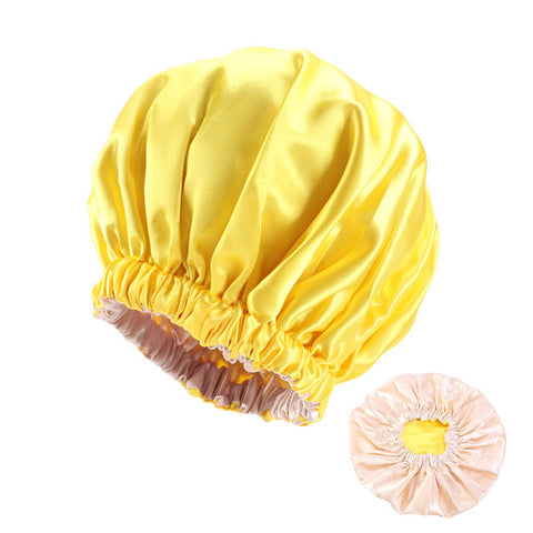 Image of Wide Band Satin Bonnet Night Sleep