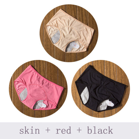 Image of 3pcs/Set Leak Proof Menstrual Panties Women