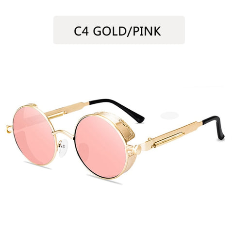 Image of Metal Steampunk Sunglasses Men Women Fashion