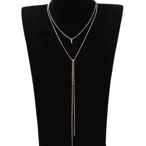 Simple Gold Silver Color Chain