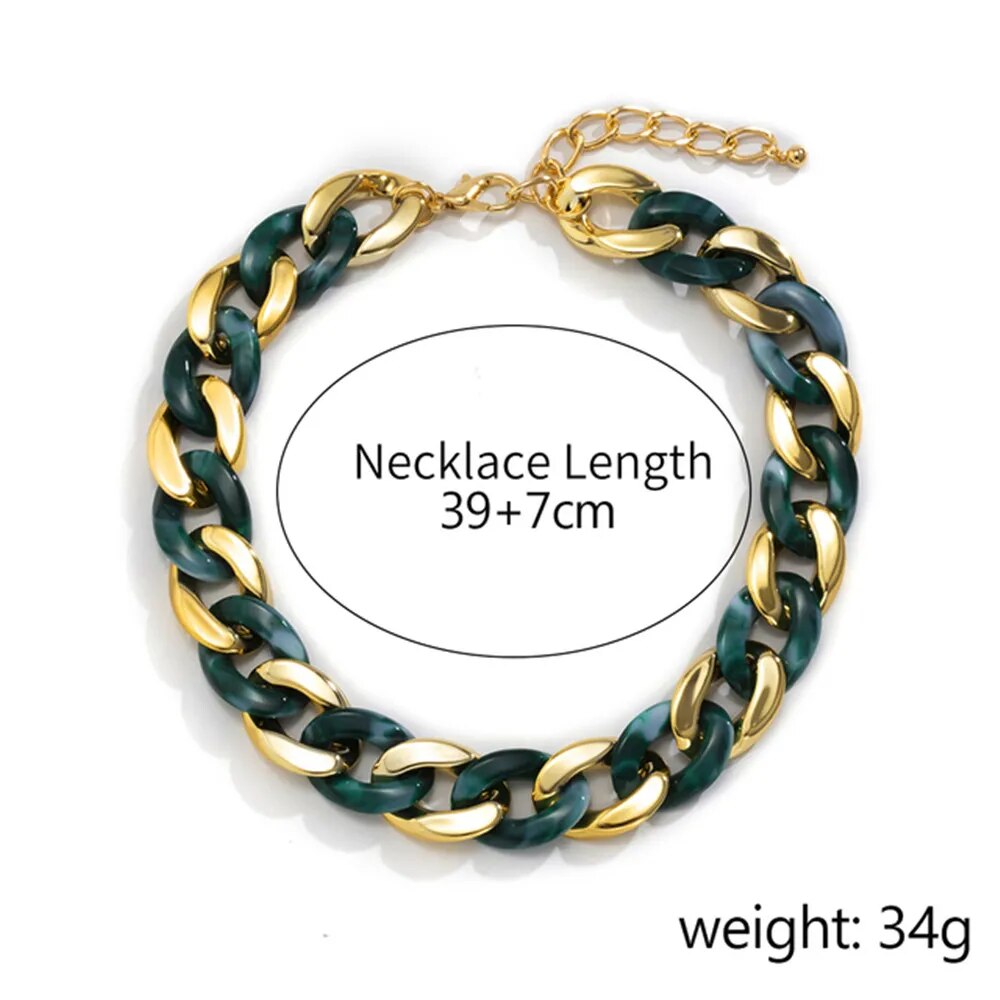 3 Necklaces Vintage Long Collier