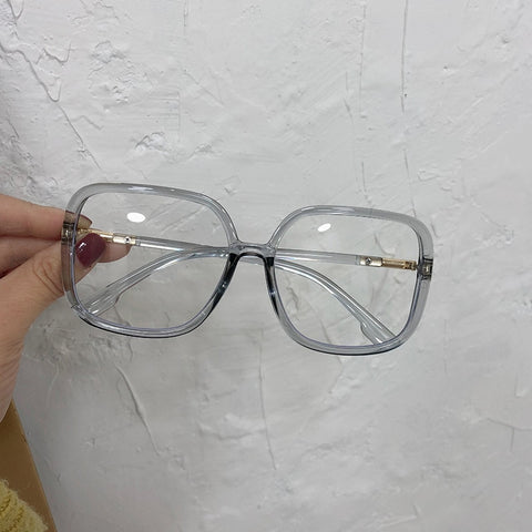 Image of Vintage Clear Square Glasses Frame Women