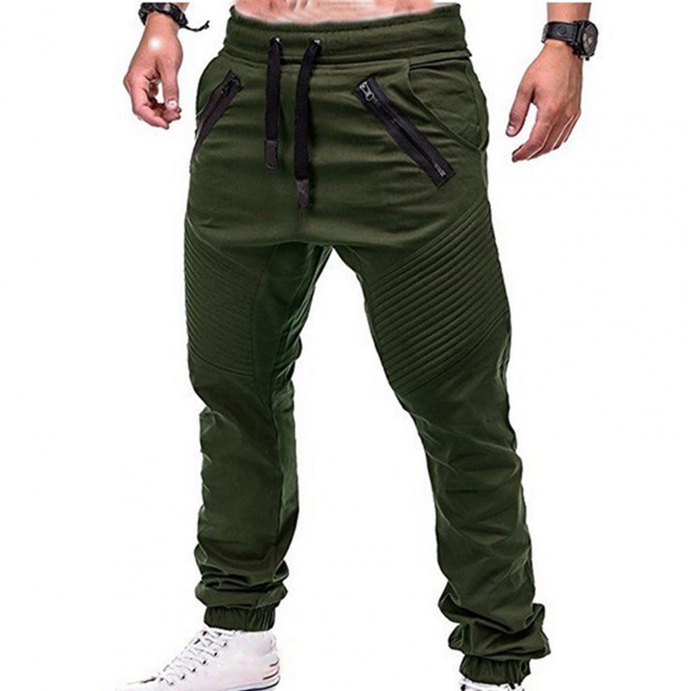 Clothes   Adjustable Pockets Pants Men