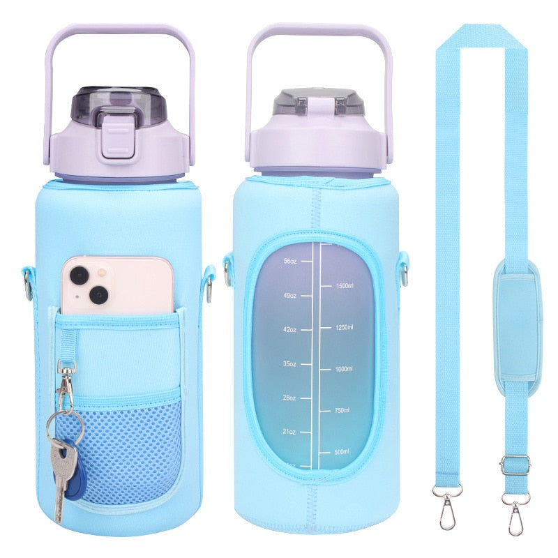 2L Water Bottle Covers Large Capacity ）