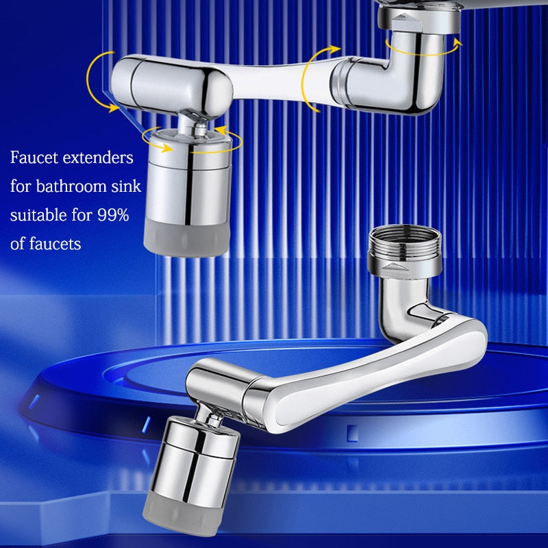 Universal 1080 Degree Rotatable Faucet Aerator Extender