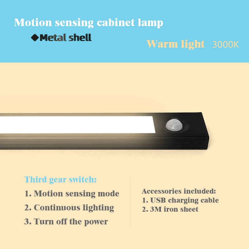 Motion Sensor Light Wireless LED