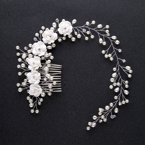 Image of Bridal Wedding Crystal Bride Hair Accessories