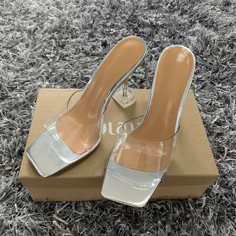 Fashion Summer Sandals PVC Crystal