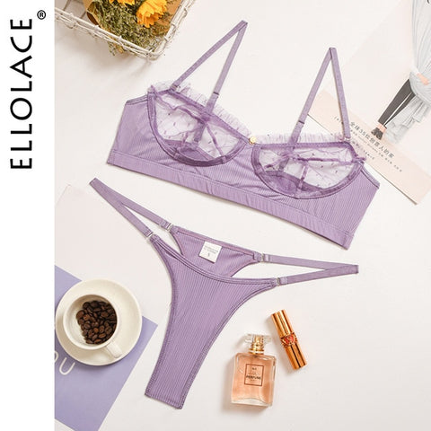 Image of Lace Lingerie Set Sexy Women's Underwear Transparent