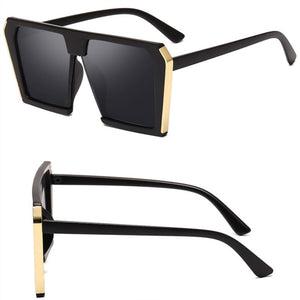 Vintage Big Square Sunglasses  Luxury  UV400