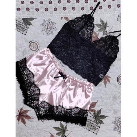 Image of Set Babydoll Pajamas Nightwear S/M/L/XL/2XL/3XL
