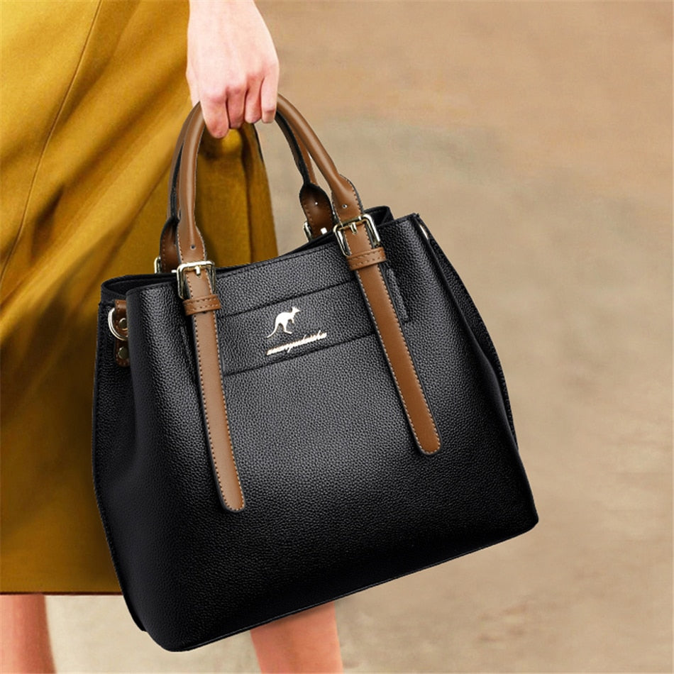 Casual Tote Bag Leather