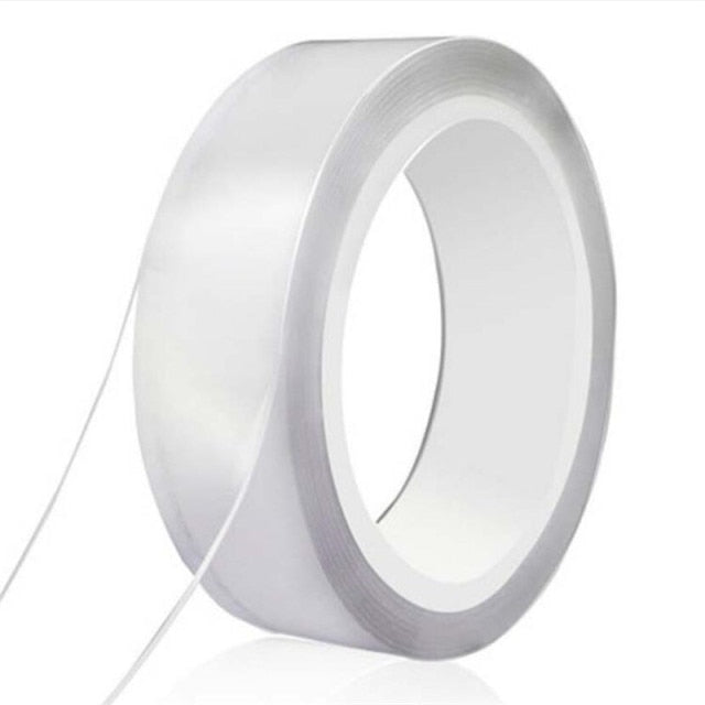 1/2/3/5M Nano Tape Tracsless Double Sided Tape Transparent No Trace Reusable Waterproof Adhesive Tape Cleanable Home gekkotape