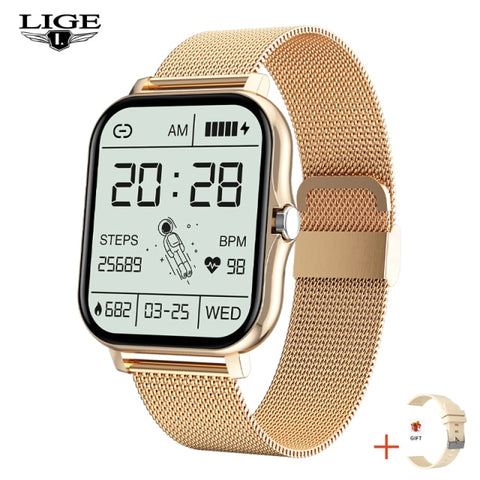 Image of LIGE 2021 New Digital Watch Women Sport Men Watches Electronic LED Ladies Wrist Watch For Android IOS Fitness Clock Female watch