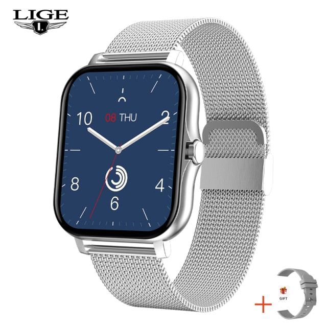 LIGE 2021 New Digital Watch Women Sport Men Watches Electronic LED Ladies Wrist Watch For Android IOS Fitness Clock Female watch