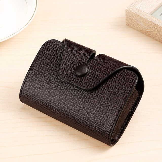New Arrivals Unisex Leather Business ID Credit Card