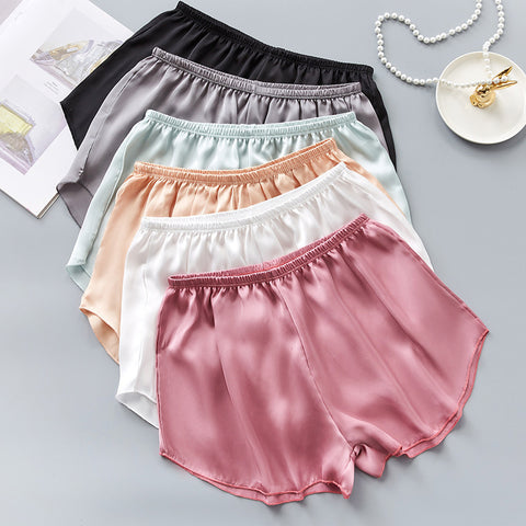 Image of Pants Ice Silk Boxer Shorts Mid-Rised