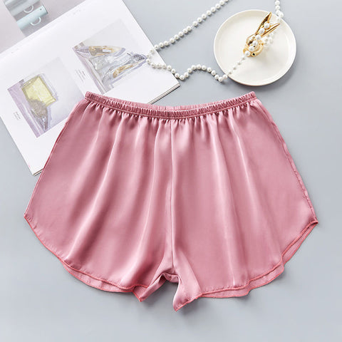 Image of Pants Ice Silk Boxer Shorts Mid-Rised